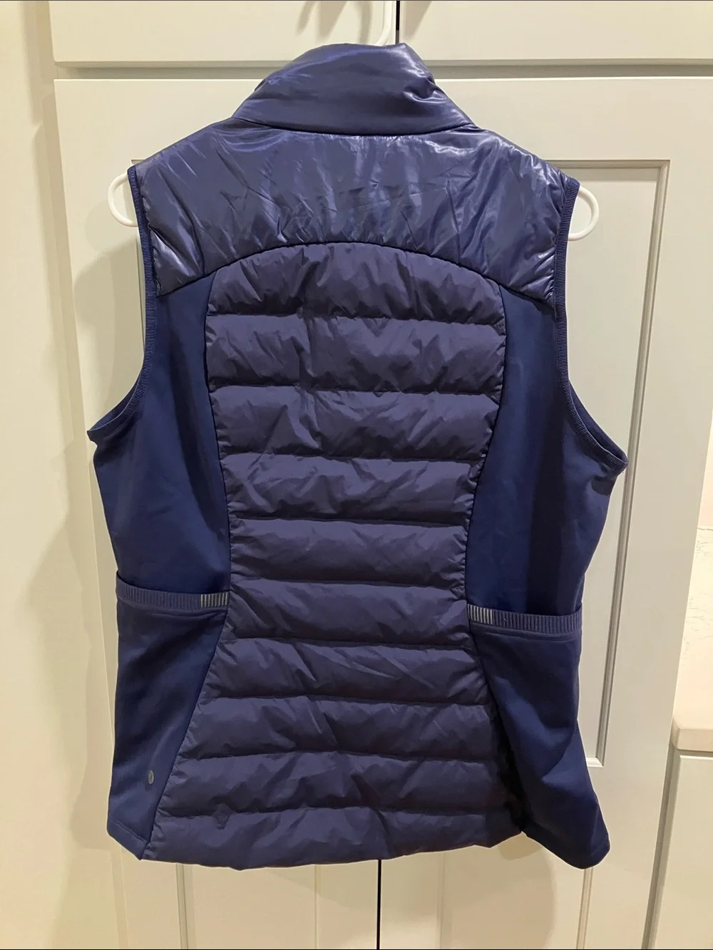 Lululemon Women's Navy Blue Down for It All Vest Down Feather Puffer